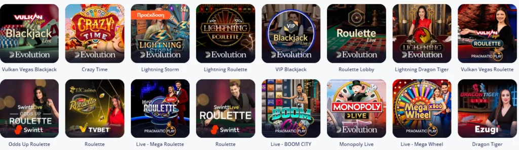 Vulkanvegas live casino