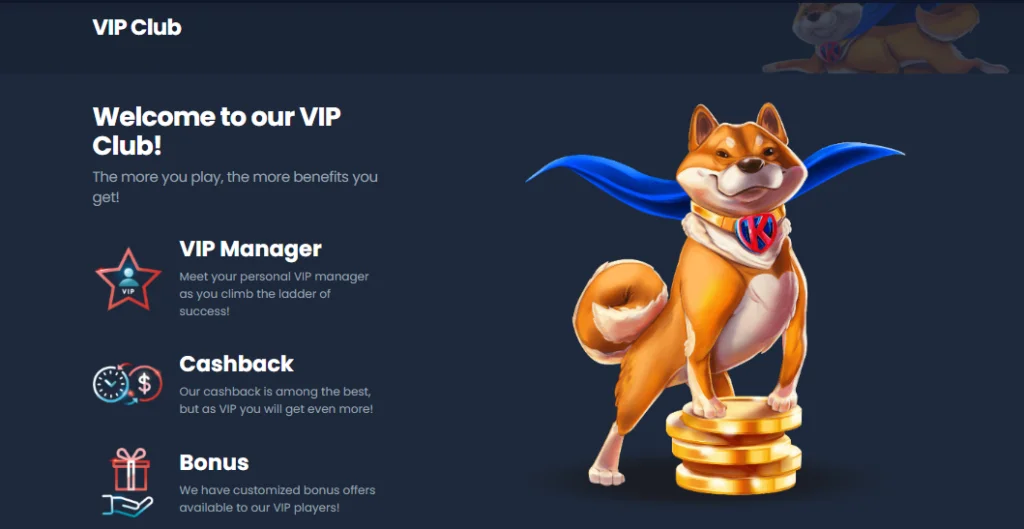 Kryptosino vip program