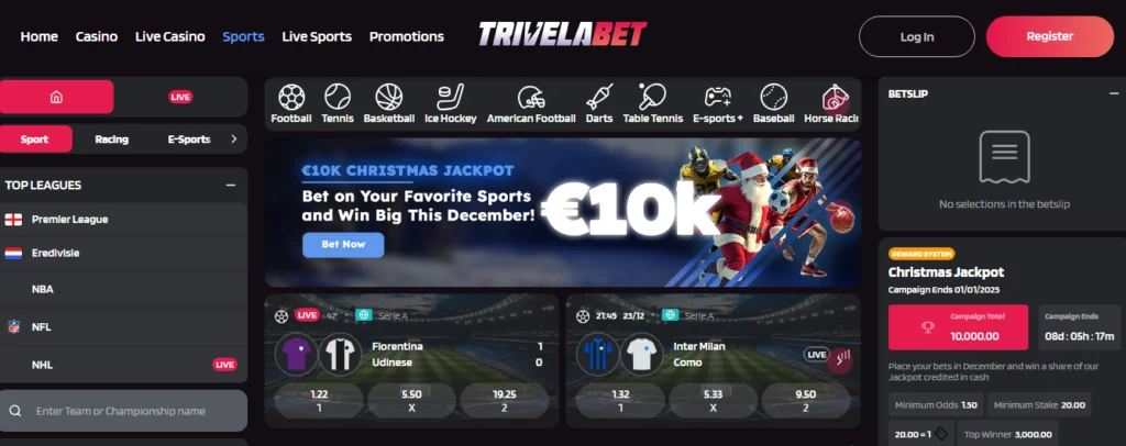 Trivelabet sports betting