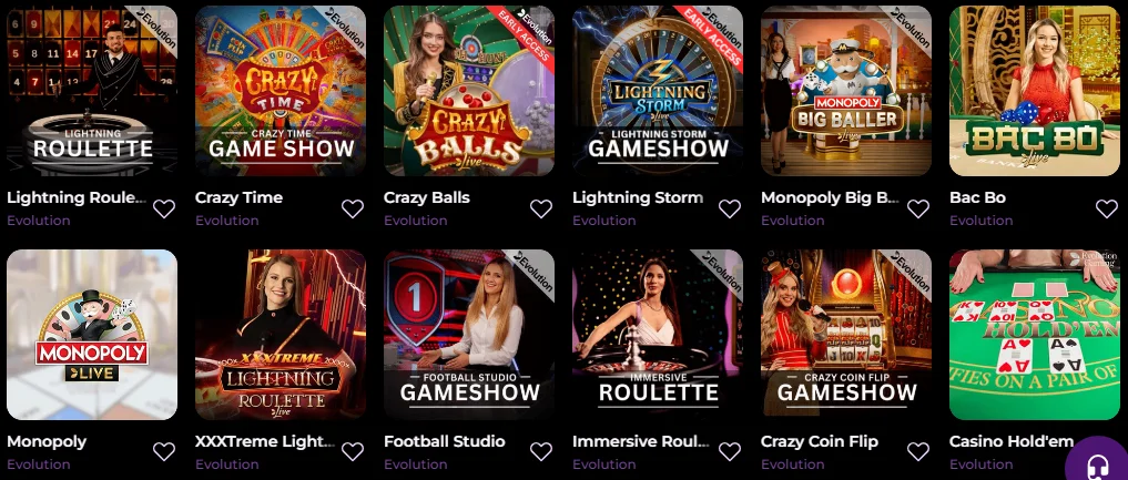 Spinmama live casino