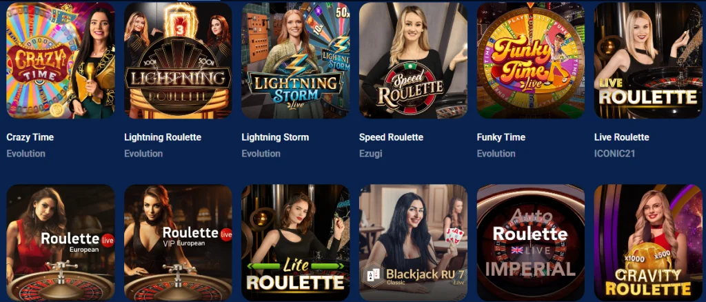 Azurslot live casino