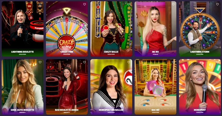 Coolzino live casino