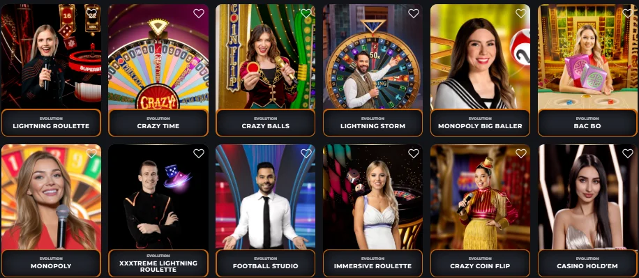 Corgibet live casino